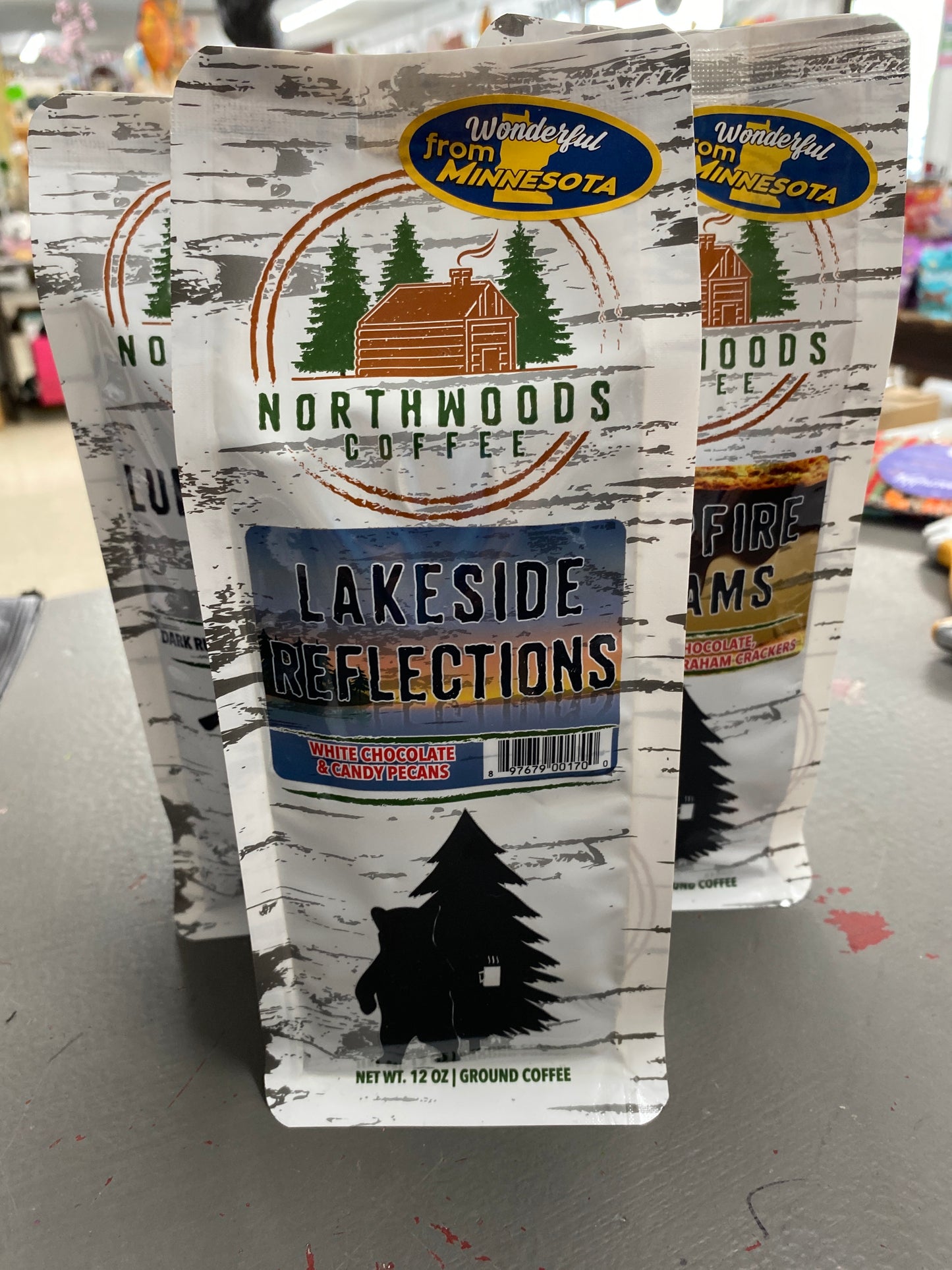 Northwoods Lakeside Reflections – White Chocolate, Candied Pecan Flavored Coffee - 12oz
